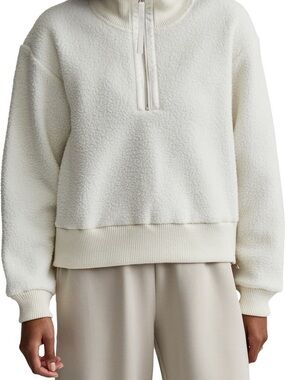 Varley Roselle Recycled Polyester Fleece Half Zip Pullover